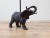 Metal Black Patinated Bronze Elephant Lamps, Set of 2 For Sale - Image 7 of 8