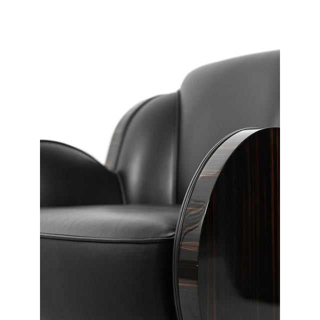 Art Deco Scandinavian Armchairs, 1980s, Set of 2 For Sale - Image 10 of 12