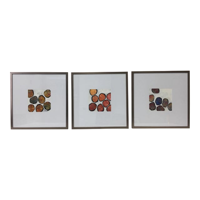 The Riverstone Series Oil Paintings - Set of 3 For Sale
