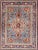 Antique Sivas Fine Rug With Blue Background Wine Border and Intricate Design For Sale - Image 11 of 11