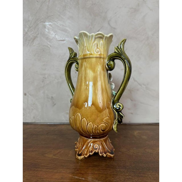 Antique Slipware Vase, 1900 For Sale - Image 6 of 12