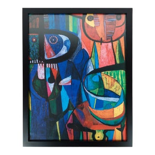 Pedro Coronel Los Alucinados Art Print the Hallucinated Abstract Bold Figurative For Sale