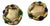 1980s Costume Jewelry Gilt Metal and Cabochon Glasses Italian Clip-on Earrings For Sale