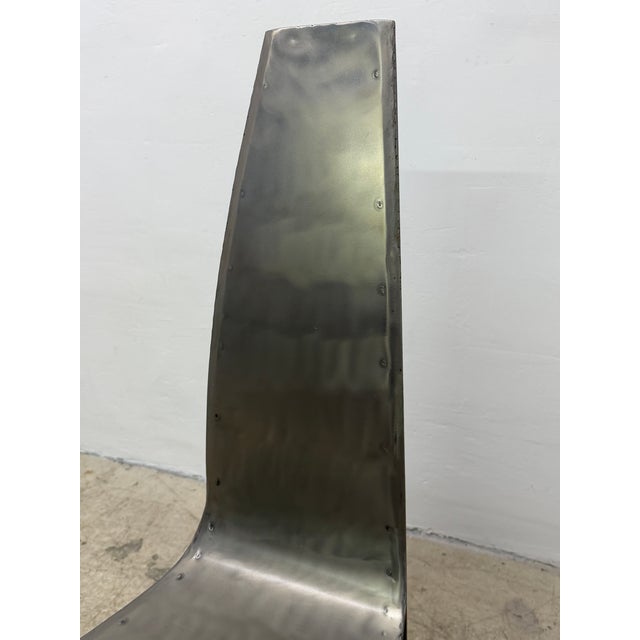 Hothouse Canada Custom Welded Steel Side or Occasional Chair, 1990s For Sale - Image 13 of 18