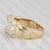 2010s 1.04ctw Baguette Diamond Ring 18k Yellow Gold Size 6.75 Contoured Band For Sale - Image 5 of 8