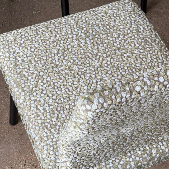 Green Set of 8 Mandarin Chairs Attributed to Ettore Sottsass for Knoll in Pollack Prosecco, Circa 1980s For Sale - Image 8 of 9