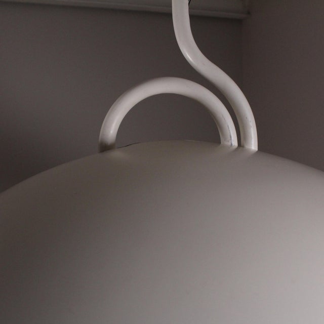 Moon Dome Metal Pendant Lamp by Elio Martinelli for Martinelli Luce, 1980s For Sale - Image 5 of 12