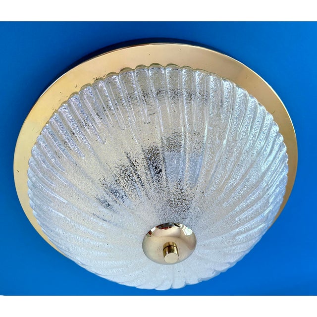 Large Vintage Glass Hanging Light from Schröder, 1960s For Sale - Image 16 of 16