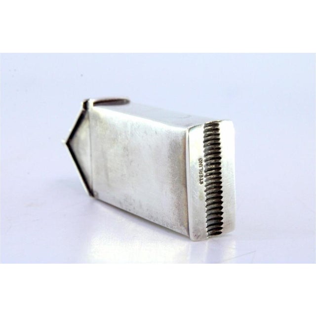 Silver Matchbox with English Guard Figure in Enamel For Sale - Image 6 of 8