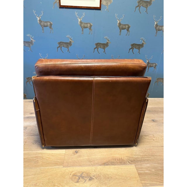 Vintage Chairs in Buffalo Leather, 1990s, Set of 2 For Sale - Image 3 of 18