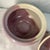 Rose Boho Chic Handmade Ceramic Handmade Lidded Vessel With Cream, Lavender and Pink Glaze For Sale - Image 8 of 9