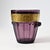 Gold Frieze Amethyst Glass Ice Bucket with Ladle from Walther, 1950s, Set of 2 For Sale - Image 4 of 10