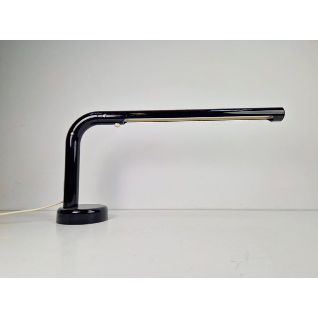 Vintage Black Tube Desk Lamp by Anders Pehrson for Atelje Lyktan, 1970s For Sale - Image 13 of 13