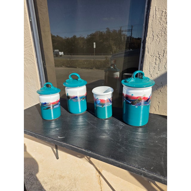 Blue Don Brimmberry Pottery Group For Sale - Image 8 of 11