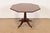 Baker Furniture Georgian Banded Mahogany Pedestal Breakfast Table or Game Table, Newly Refinished For Sale - Image 10 of 10