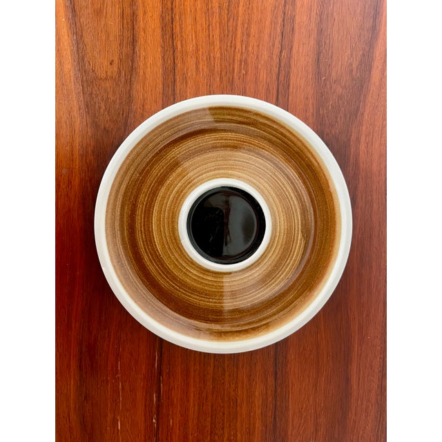 Ceramic Kimono Coffee Service of Cups and Saucers from Boch La Louviere, Belgium, 1960s, Set of 8 For Sale - Image 7 of 9