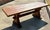 Early 20th Century Vintage Solid Plank Trestle Oak Farm Dining Table For Sale - Image 5 of 12