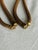 Vintage 1980s Italian Style Bronze Tone Woven Mesh Rope Collar Necklace For Sale - Image 13 of 15