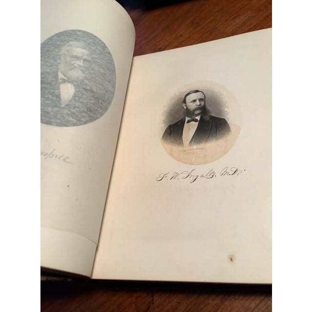 American Antique Hardcover Book Titled “History of Ulster County, New York” With Leather Binding, Published 1880 For Sale - Image 3 of 6