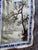 Late 20th Century Chinese Silk Embroidery Panel Framed in Faux Bamboo - School of Tientsin Design L For Sale - Image 13 of 17
