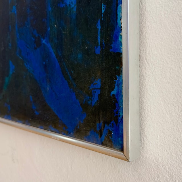 Original Abstract Expressionist Oil on Board Painting, ‘Woodcarver’, Unsigned For Sale - Image 10 of 12