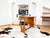 Postmodern 1980s Pine Wood writing Desk in the style of Guillerme & Chambron For Sale - Image 10 of 12