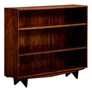Martin Eisler & Carlo Hauner Bookshelf in Caviúna wood, Forma S.A., Brazilian Modern, circa 1950 For Sale