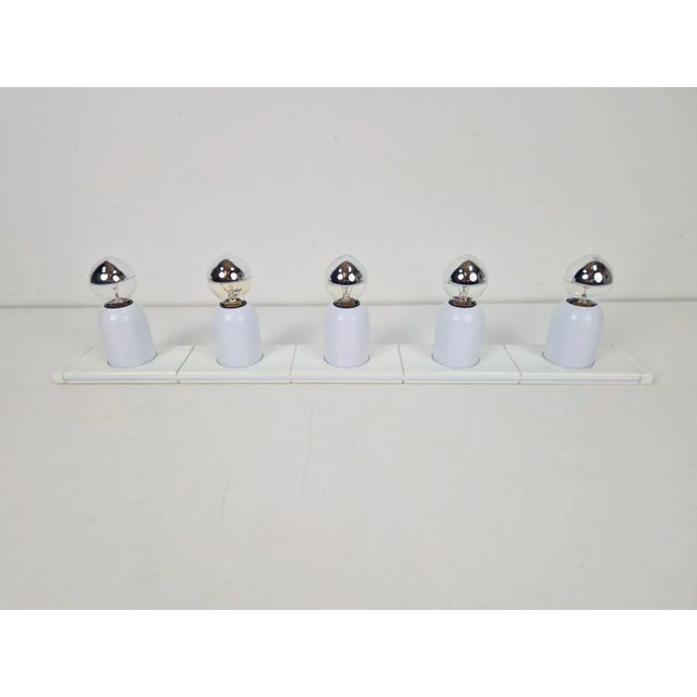 Vintage targetti sarkey domino wall lamp white space age 1970s nos elegant and rare sarkey domino spotlights, produced by...