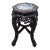 Antique Chinese Carved Side Table With Mother-of-Pearl Inlay For Sale