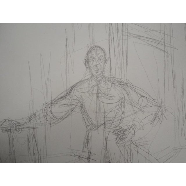 Modern Alberto Giacometti, Portrait de Diego, Lithograph For Sale - Image 3 of 5