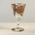 Gold 1960s Set of 6 24k Gold Encrusted Crystal Cordial Shot Stem Barware Set For Sale - Image 8 of 13