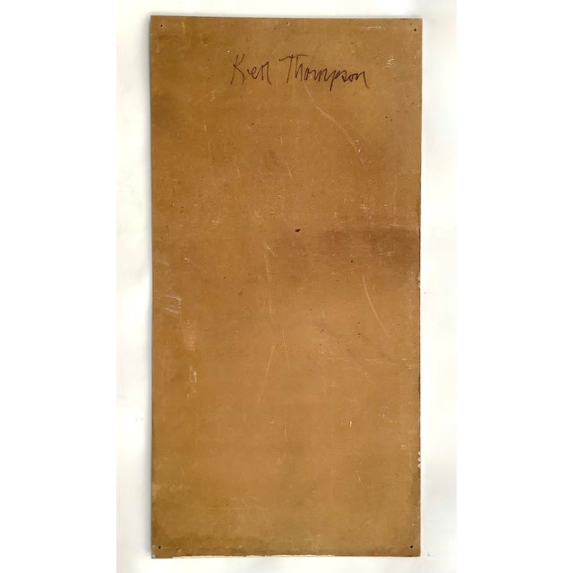 White Vintage Hand Painted Stick a Star Carnival Sign For Sale - Image 8 of 8