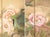 Wood "White Peacock & Peony" by Ryumin, Large Vintage Japanese Painted Silk Byobu Screen For Sale - Image 7 of 18