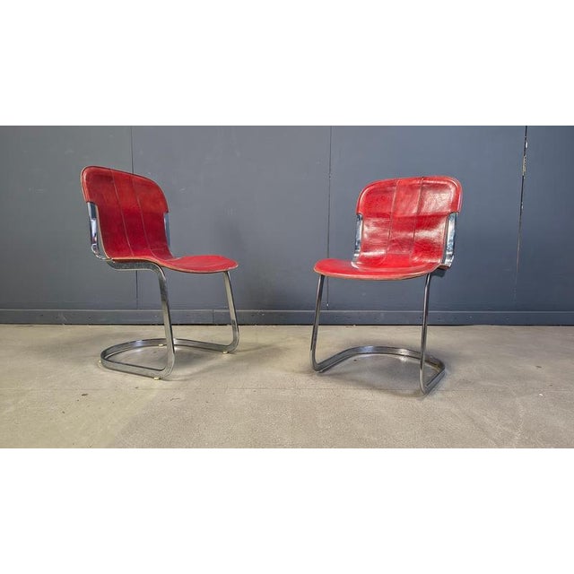 Vintage Dining Chairs from Cidue, 1970s, Set of 6 For Sale - Image 3 of 14