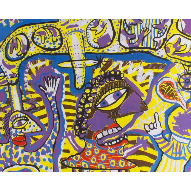 Contemporary “Billy and Diane Miss a Beauty Oderiferous Flight Back to Indianapolis” Serigraph Print by Mark Buwinkle For Sale - Image 3 of 8