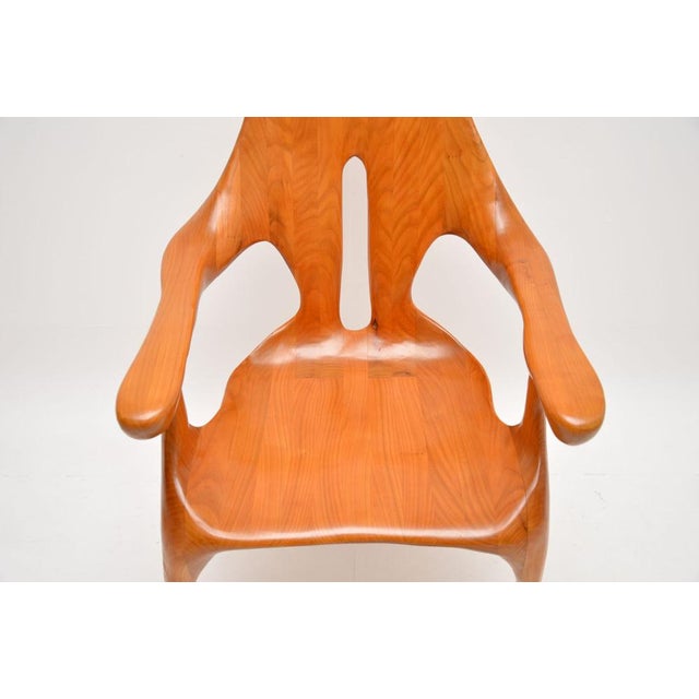 Italian Studio Craft Sculptural Armchair, 1970s For Sale - Image 10 of 15