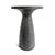 Charcoal Hourglass Outdoor Side Table Tall For Sale In Los Angeles - Image 6 of 9