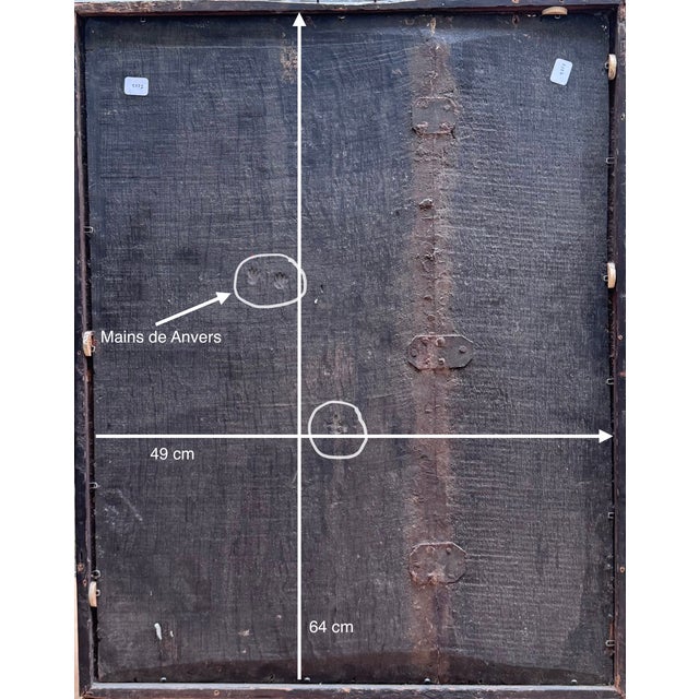 Saint Francis of Assisi, 1800s, Oil on Oak Panel For Sale - Image 7 of 8