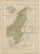 Antique Map of Sweden and Norway with the Baltic Sea from Blacks General Atlas, 1870 For Sale - Image 3 of 9