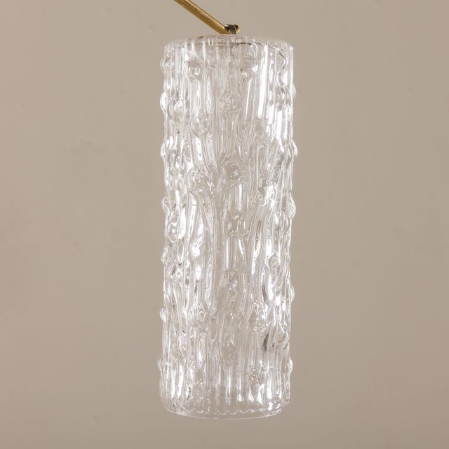 Italian Murano Glass Chandelier attributed to Venini, 1970s For Sale - Image 12 of 13