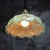French Green Clichy Marble Patern Glass Pendant Lamp, 1920s For Sale - Image 6 of 7