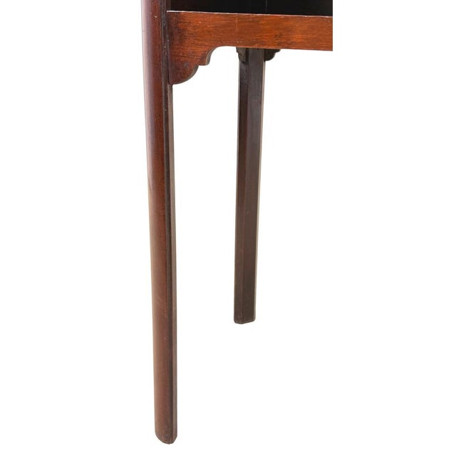 Antique Georgian Mahogany Nightstand, 1760 For Sale - Image 3 of 11