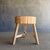 Mid-Century Modern Vintage Elm Wood Chop Block Table #T27 For Sale - Image 3 of 8