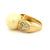 1990s 1990s Golden South Sea Pearl & Diamond 14k Gold Statement Ring, Size 7 For Sale - Image 5 of 12