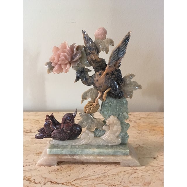 Multi Color Jade Carved Figurine Chairish