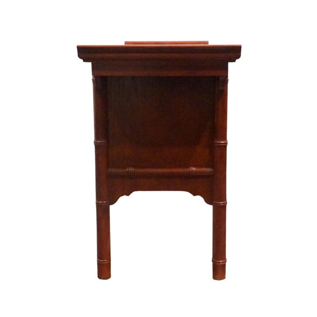 Century Furniture Asian Chinoiserie 73" Buffet / Sideboard W. Faux Bamboo Details For Sale - Image 13 of 13
