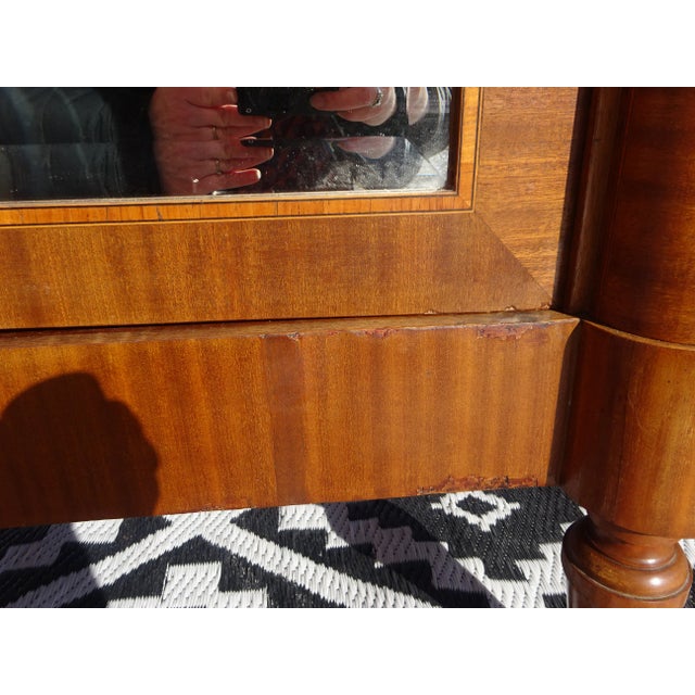 Louis XVI Wardrobe in Marquetry and Bronze, 1920s For Sale - Image 18 of 18