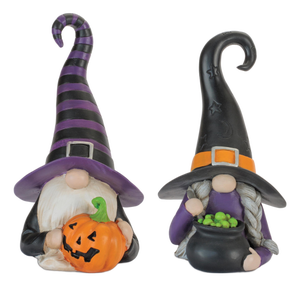 Witch Gnome Figurine (Set of 2)