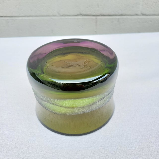 Late 20th Century Late 20th Century Villeroy & Boch Jewels Series Glass Bowl For Sale - Image 5 of 12