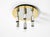 Postmodern Ceiling Lamp in Brass and Chrome from H. Schmidt Leuchtenfabrik, 1980s For Sale - Image 14 of 14